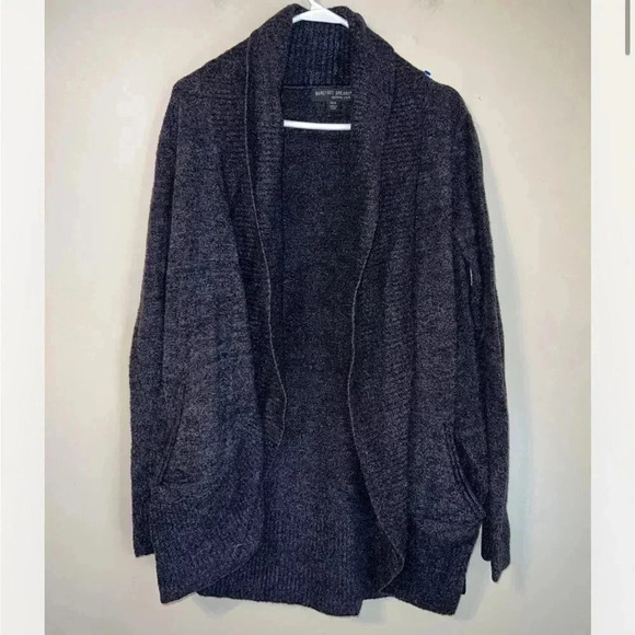 Barefoot Dreams CozyChic Lite Cardigan Sweater Size XS/S Gray - Picture 1 of 3